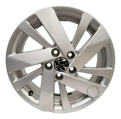 Roda VW Virtus Polo T-Cross Nivus Prata Original - foto 1