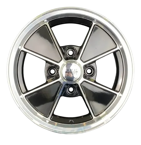 Roda fuchs preta borda Diamantada - foto 1
