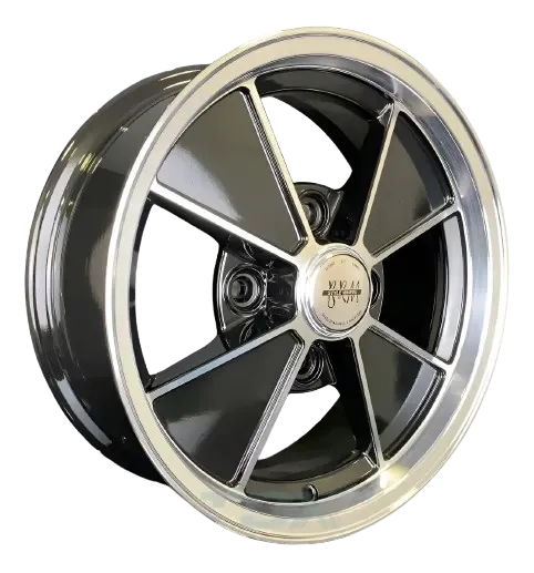 Roda fuchs preta borda Diamantada - foto 3