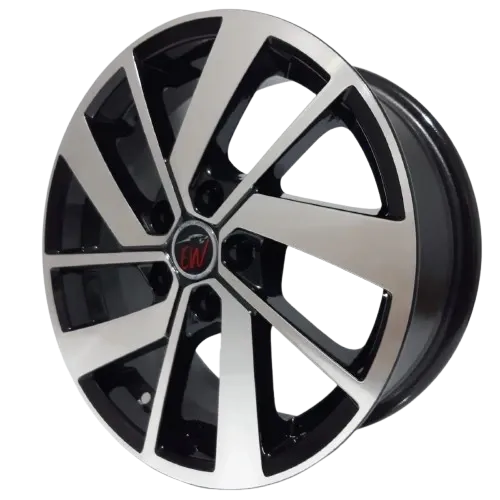 Roda Esportiva M3 Preta com Face Diamantada - foto 2