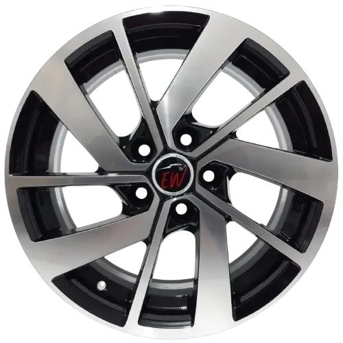 Roda Esportiva M3 Preta com Face Diamantada - foto 1