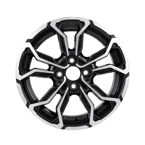 Roda VW Fox Pepper Up GTI Move Cross Preta com Diamantado - foto 1