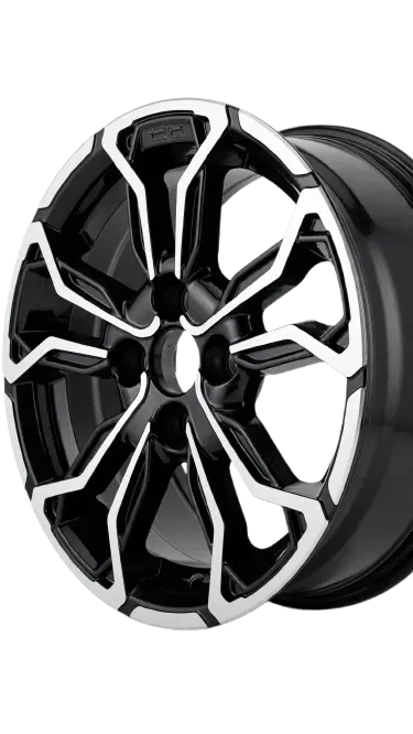 Roda VW Fox Pepper Up GTI Move Cross Preta com Diamantado - foto 2