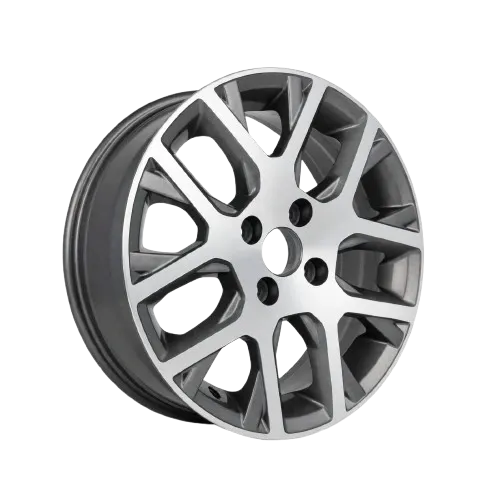 Roda vw gol g6 voyage g6 diamantada grafite prata - foto 3