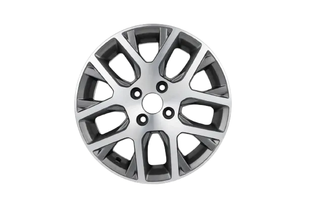 Roda vw gol g6 voyage g6 diamantada grafite prata - foto 1