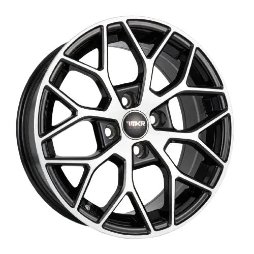 Roda esportiva mkr 901 preta diamantada - foto 2