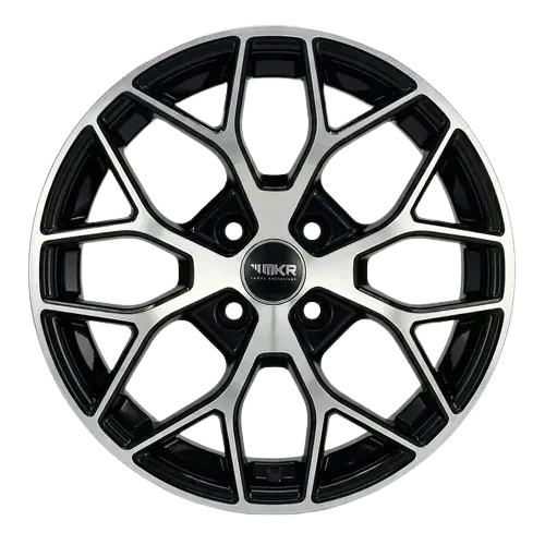 Roda esportiva mkr 901 preta diamantada - foto 1