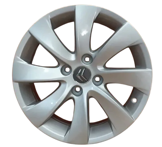 Roda citroen c3 aircross prata 8 raios - foto 1