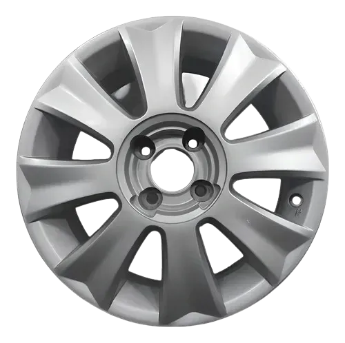 Roda vw fox gol g5 8 raios prata - foto 1
