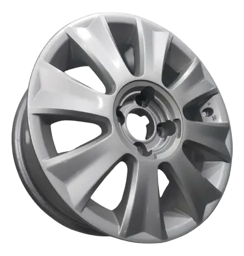 Roda vw fox gol g5 8 raios prata - foto 2