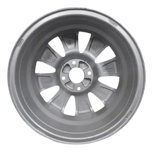 Roda vw fox gol g5 8 raios prata - foto 3