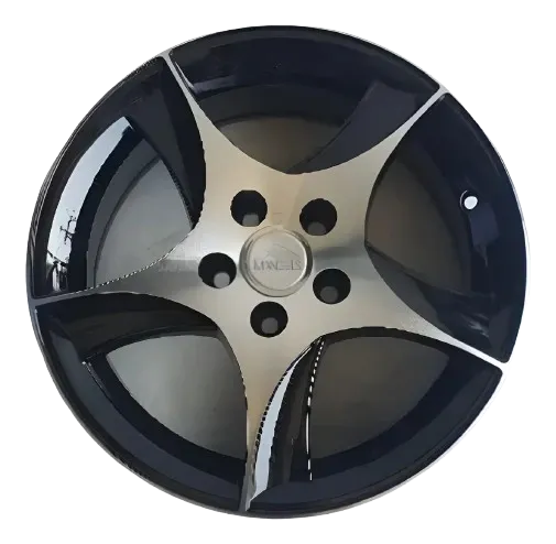 Roda vw gol fox polo voyage estrela preta diamantada - foto 1