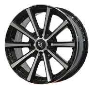 Roda lf wheels kr s29 preta diamantada - foto 2