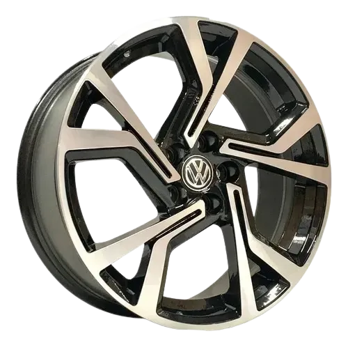 Roda vw up pepper black diamantada - foto 2