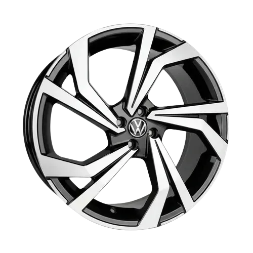 Roda vw up pepper black diamantada - foto 3