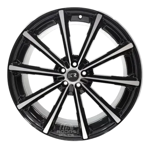 Roda black diamantada 10 pontas finas - foto 1