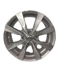 Roda vw prata 8 pontas - foto 2
