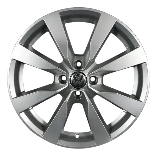 Roda vw prata 8 pontas - foto 1